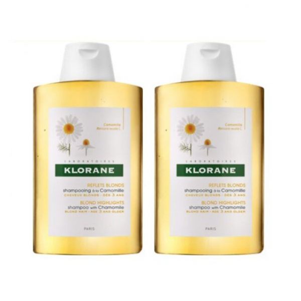 Klorane Shampoo de Camomila 2x400ml