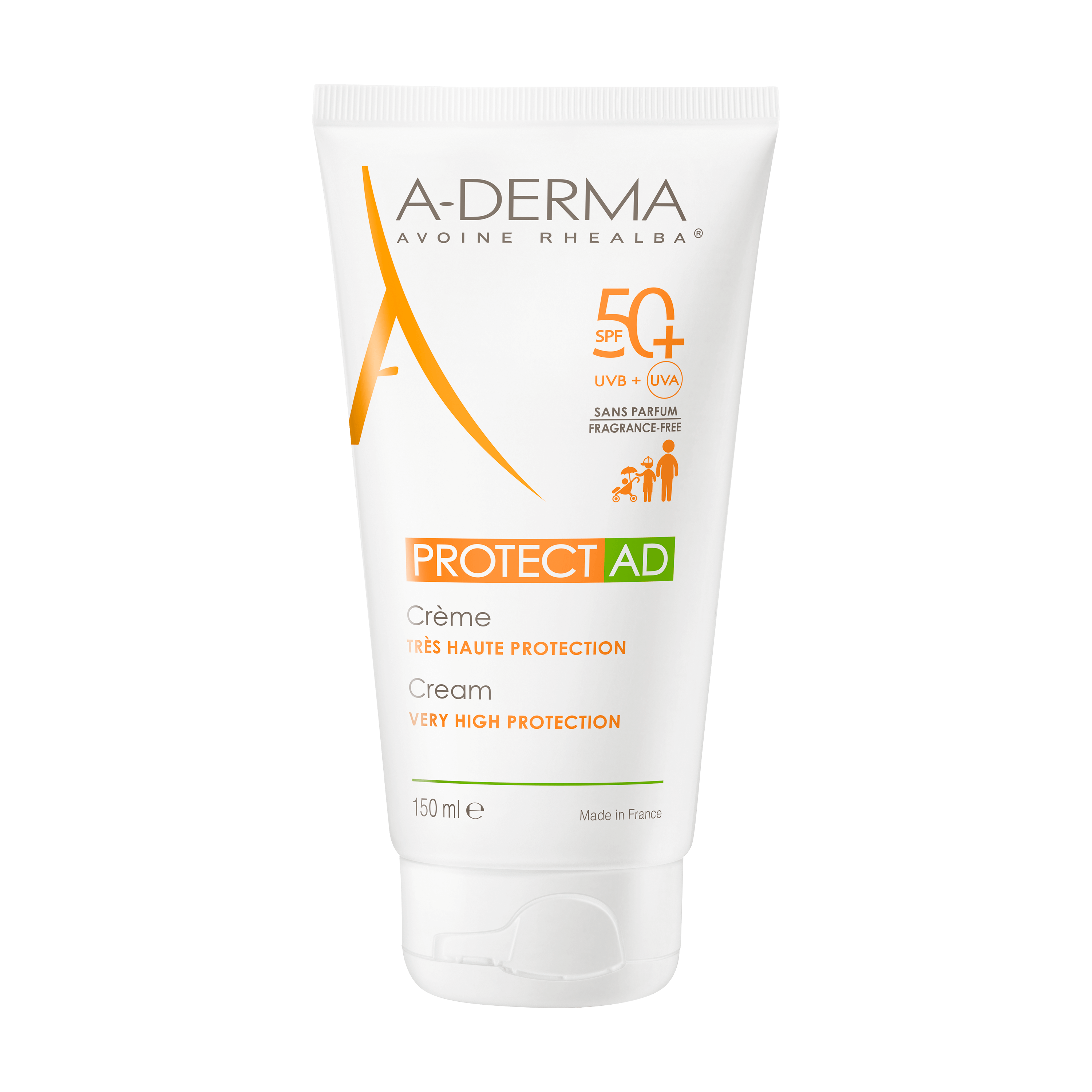 A-Derma Protect AD Creme Solar Pele Atópica SPF 50+ 150ml