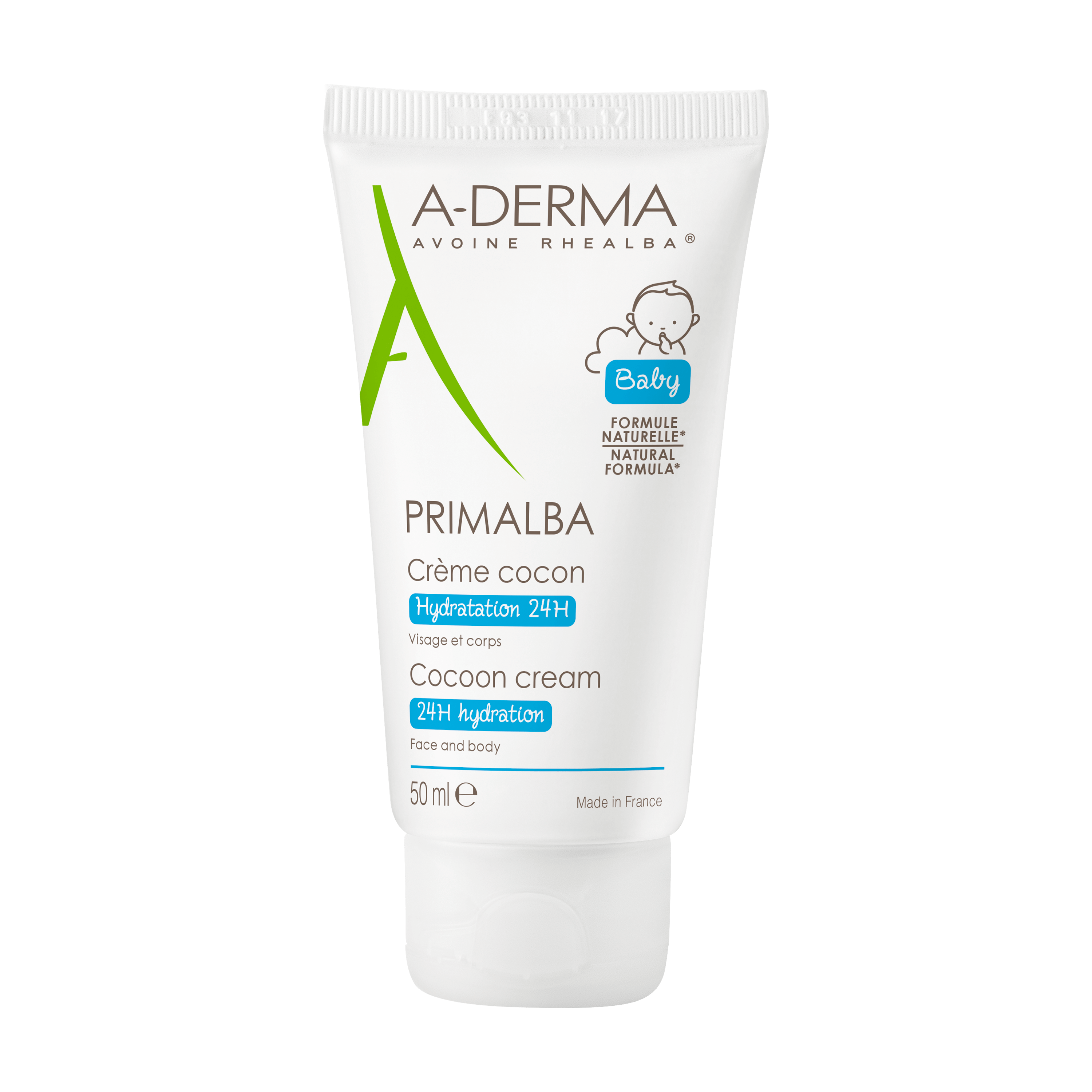 A-Derma Primalba Creme Hidratante Cocon 50mL