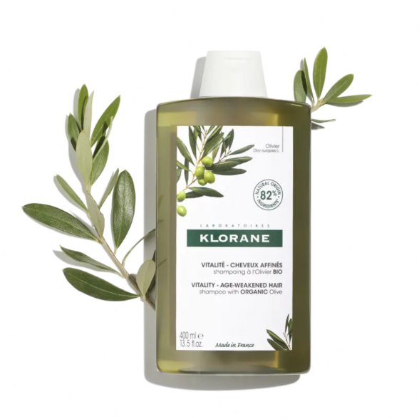 Klorane Vitality Shampoo with Organic Olive for Age-weakened Hair 400ml
