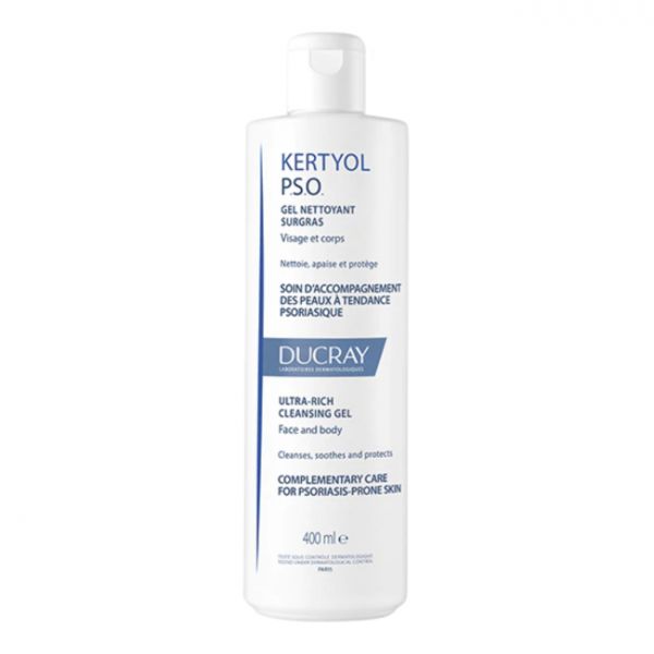 Ducray Kertyol PSO Gel de Limpeza 400mL – Limpeza Suave Psoríase