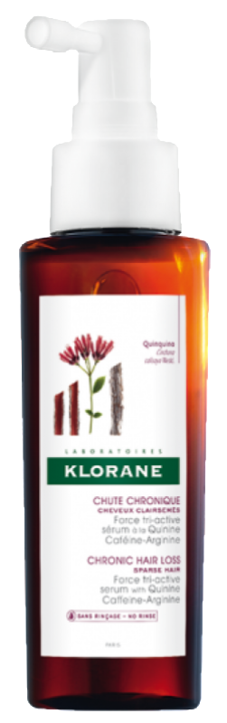 Klorane Capilar Força Tri-Activa Cuidado Antiqueda Crónica 100 mL