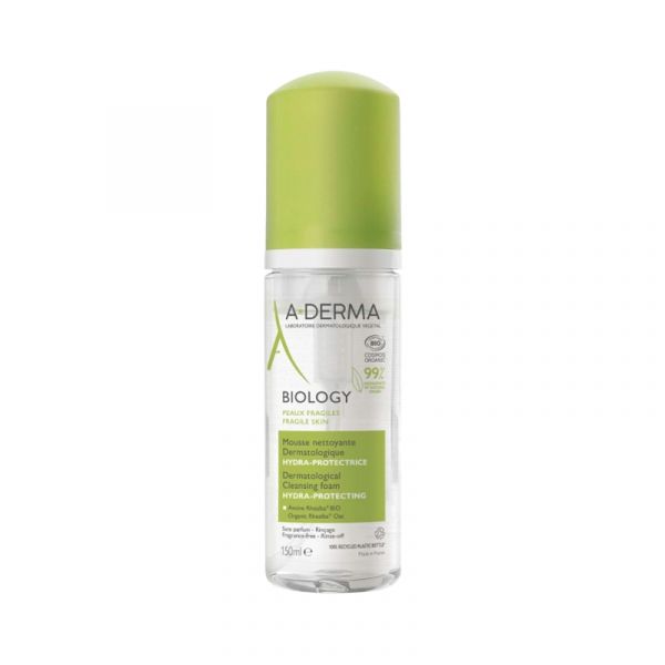 A-Derma Biology Espuma de Limpeza Hidra-Protetora 150ml