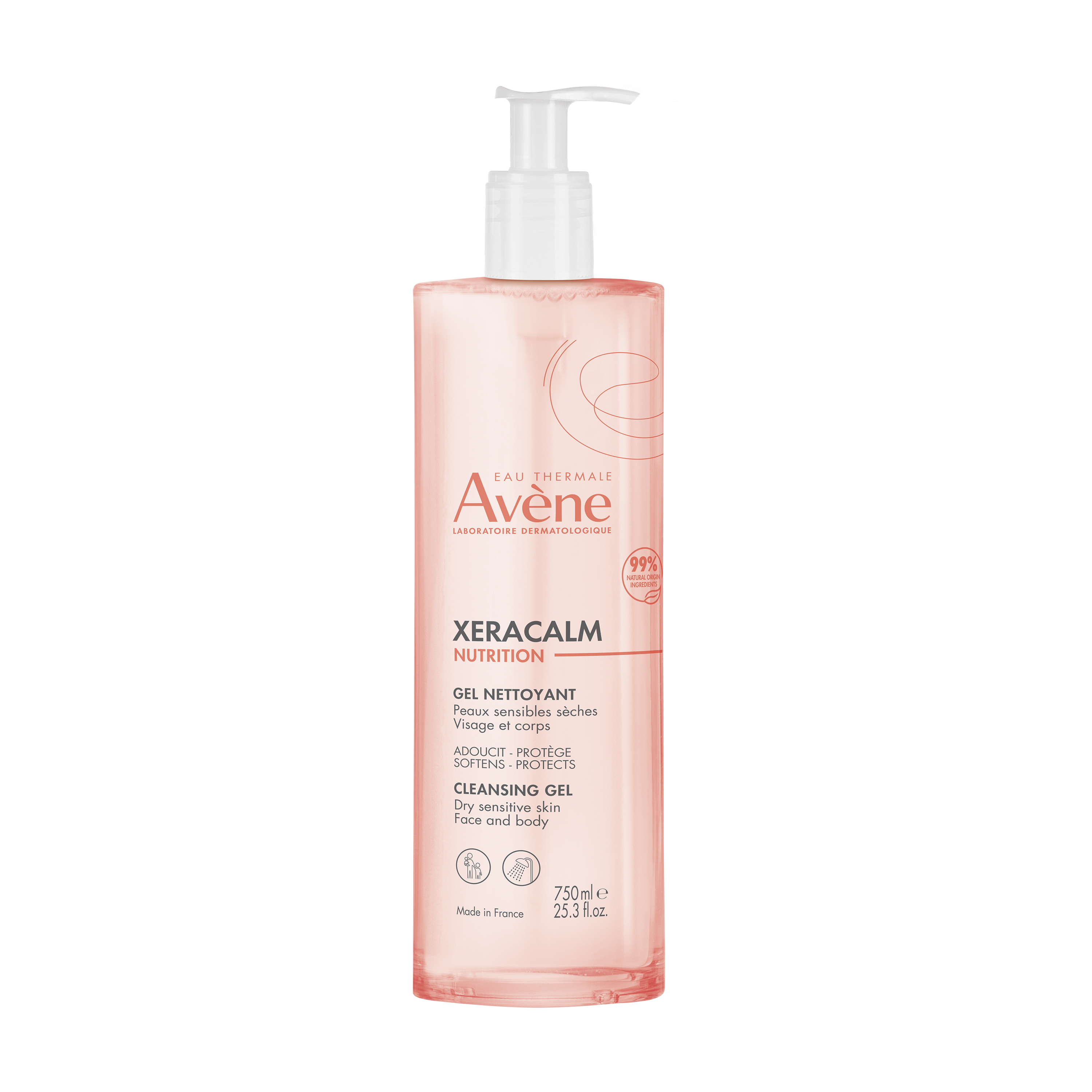 Avène XeraCalm Nutrition Gel de Limpeza Corporal Pele Seca 750ml