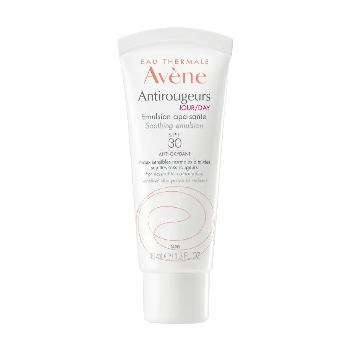 Avène Antirougeurs Emulsão SPF30 40mL – Anti-Vermelhidão & Proteção Diária