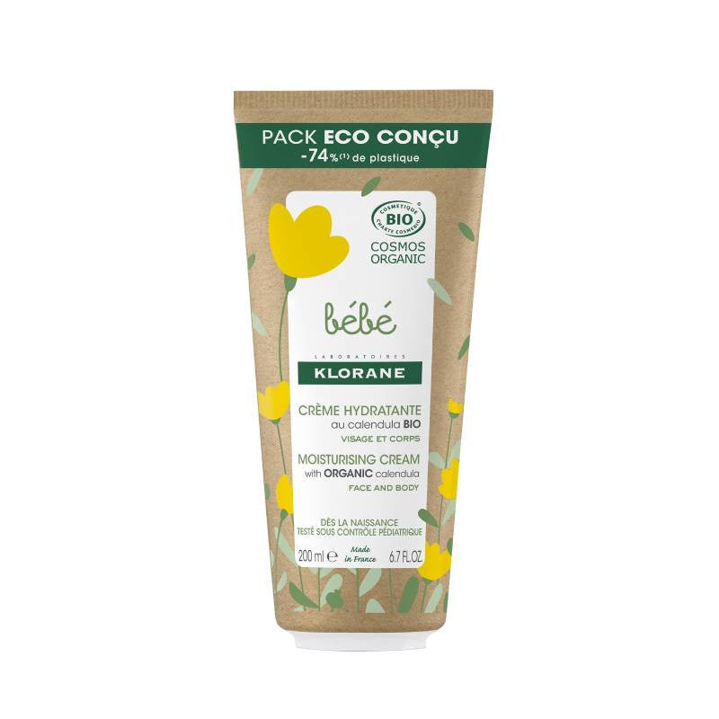 Klorane Bebé Creme Hidratante Calêndula Bio 200ml
