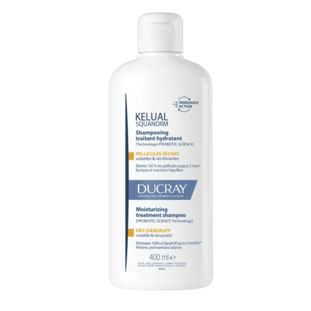 Ducray Kelual Squanorm Champô de cuidado hidratante para Caspa seca 400ml