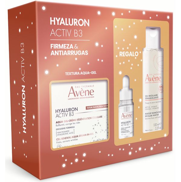 Avène Hyaluron Activ B3 Gel 40ml + Água Micelar 100ml + Sérum 10ml Coffret