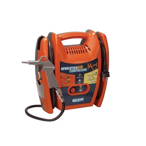 Nu air Compressor de Ar Miny 1.5HP 8 Bar Sem Óleo