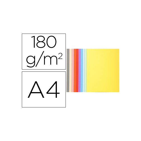 Exacompta Classificador de Cartolina Reciclada Din A4 10 Sortido 180g 100 Un.
