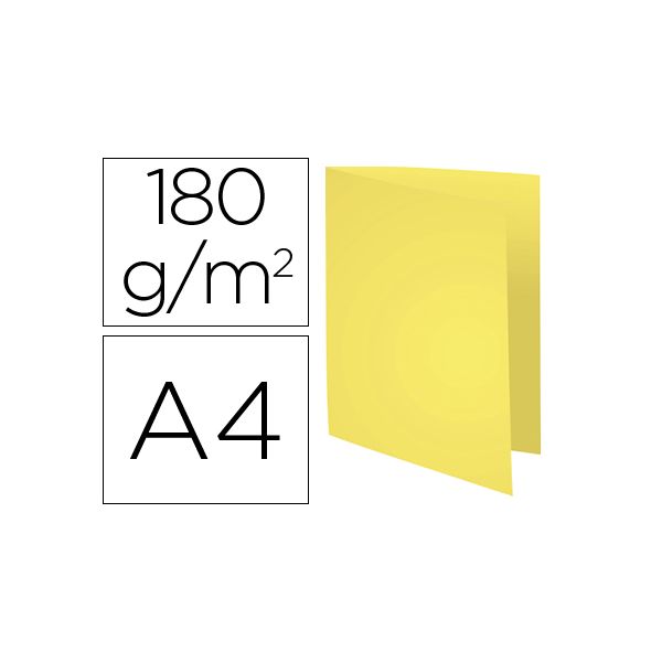 Exacompta Classificador de Cartolina Reciclada Din A4 Amarelo 180g 100 Un.