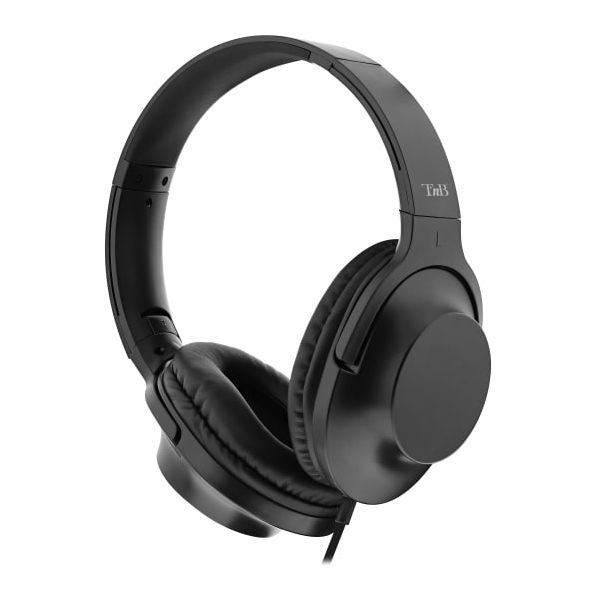 Tnb Home 3 Auscultadores com Fio para TV, Cabo de 3,5 mm, 5m, Microfone, Preto