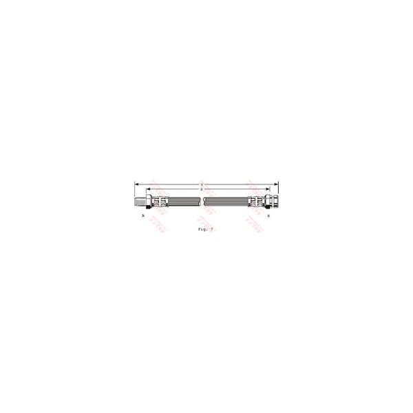 TRW Tubo flexível de travão - 3322935301418