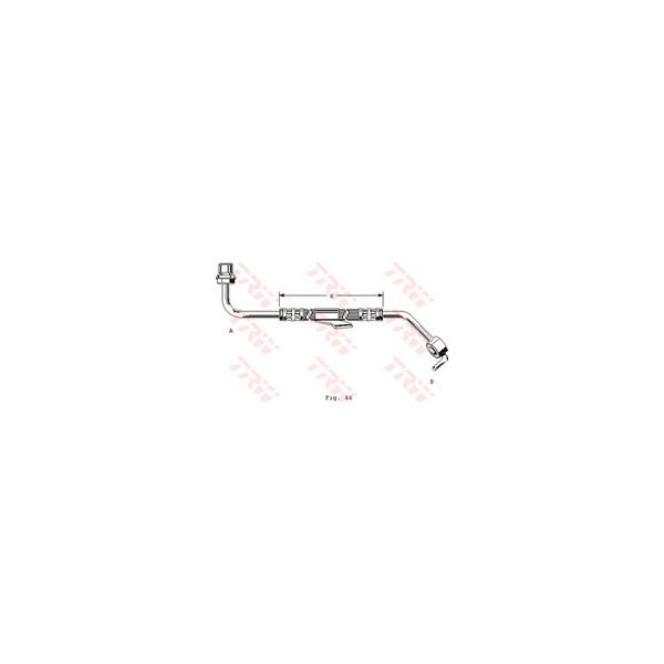 TRW Tubo flexível de travão - 3322935303641