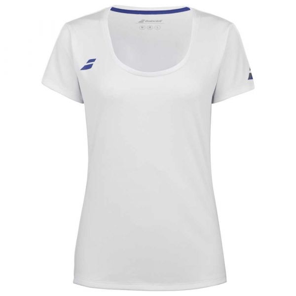 Babolat Play Short Sleeve T-shirt Branco XS Mulher