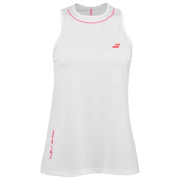 Babolat Strike Sleeveless T-shirt Branco XS Mulher