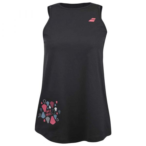 Babolat Cotton Sleeveless T-shirt Preto L Mulher