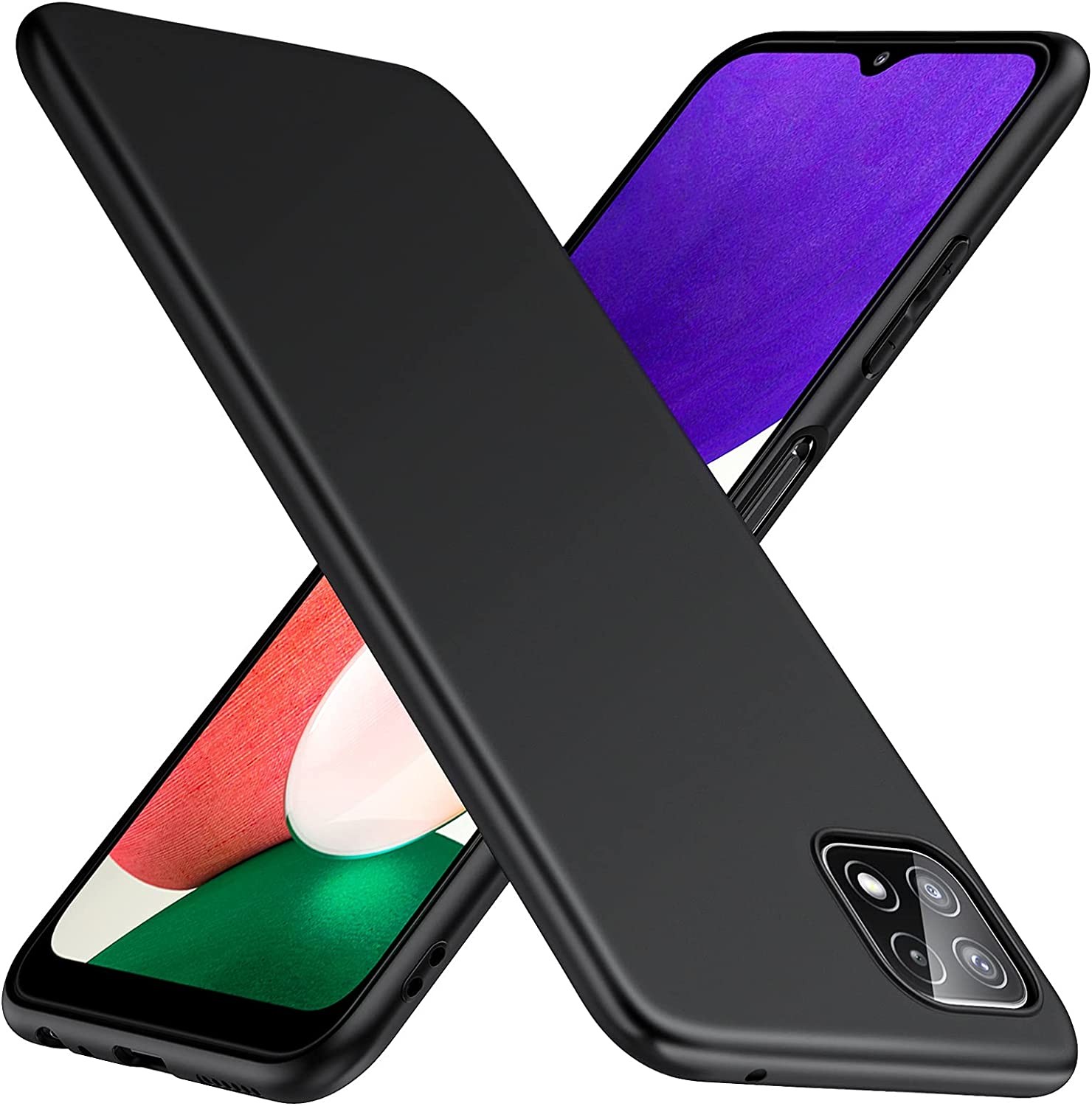 Capa Silicone Preta Samsung A22 5G