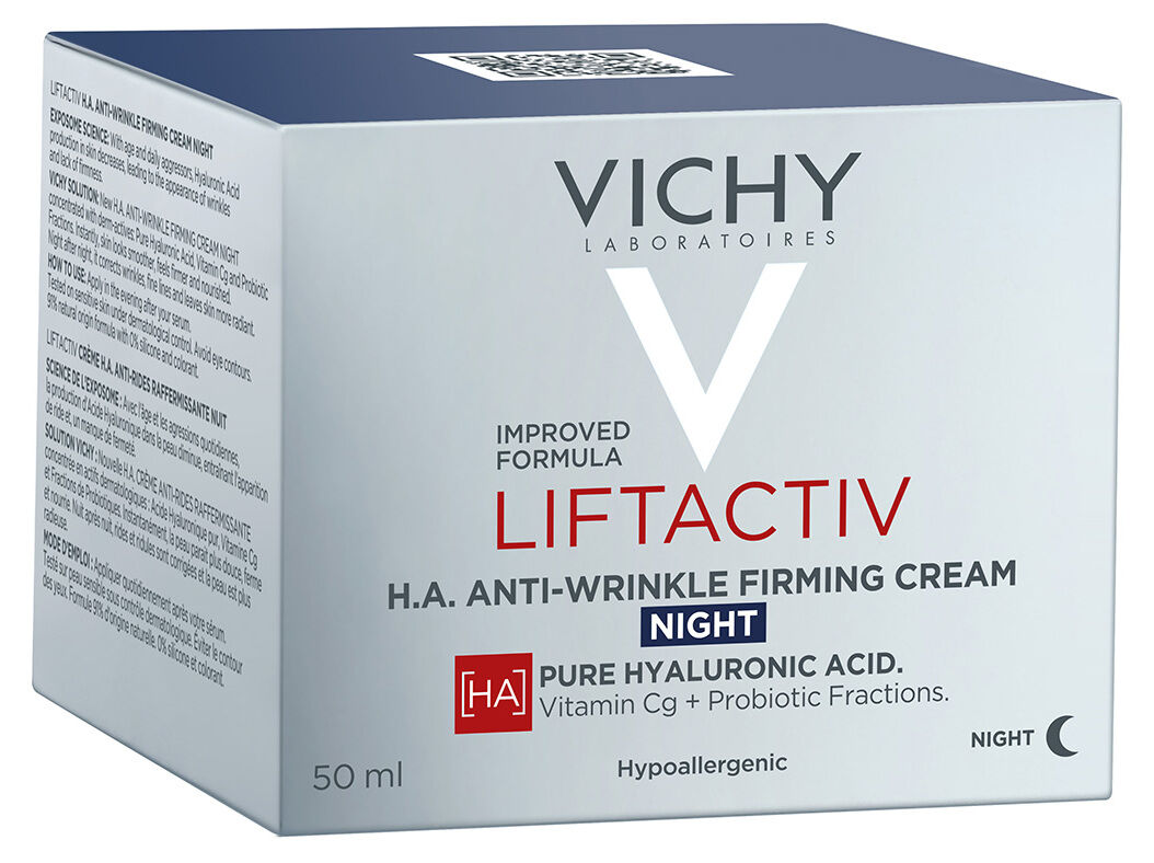 Vichy Liftactiv H.A Creme Noite 50mL – Anti-Rugas & Reafirmante