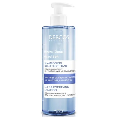 DERCOS CHAMPÔ SUAVE E FORTIFICANTE MINERAL SUAVE 400ML | WOWFARMA