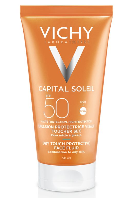 Vichy Capital Soleil Emulsão FPS50 50mL – Toque Seco