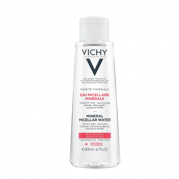 Vichy Pureté Thermale Água Micelar Mineral Pele Sensível 200ml
