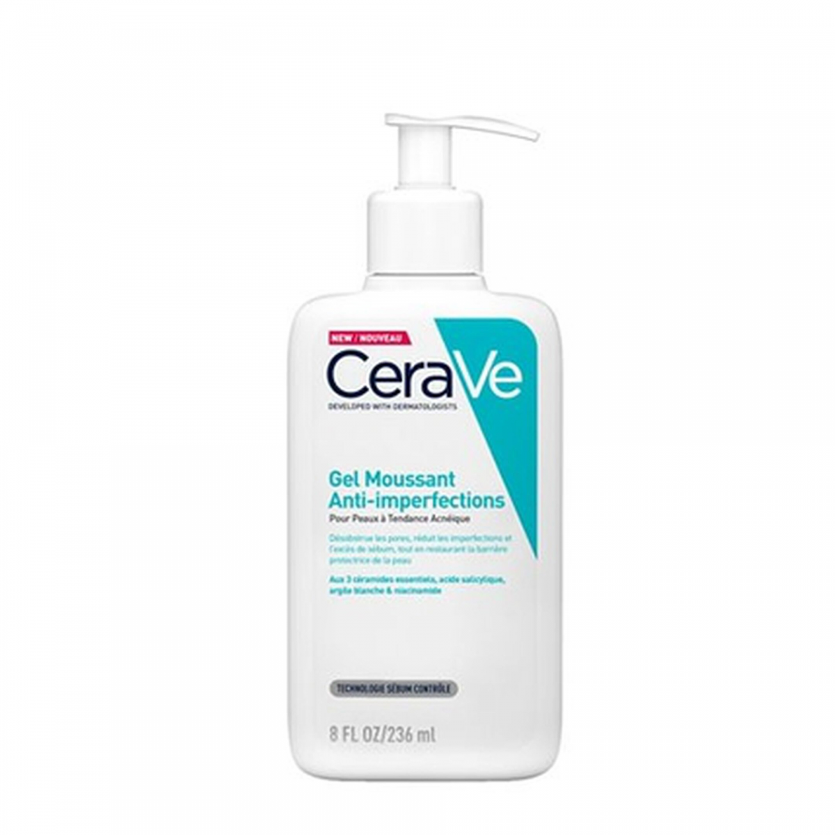 CERAVE BLEMISH GEL LIMPEZA IMPERFEICOES 236ML | WOWFARMA