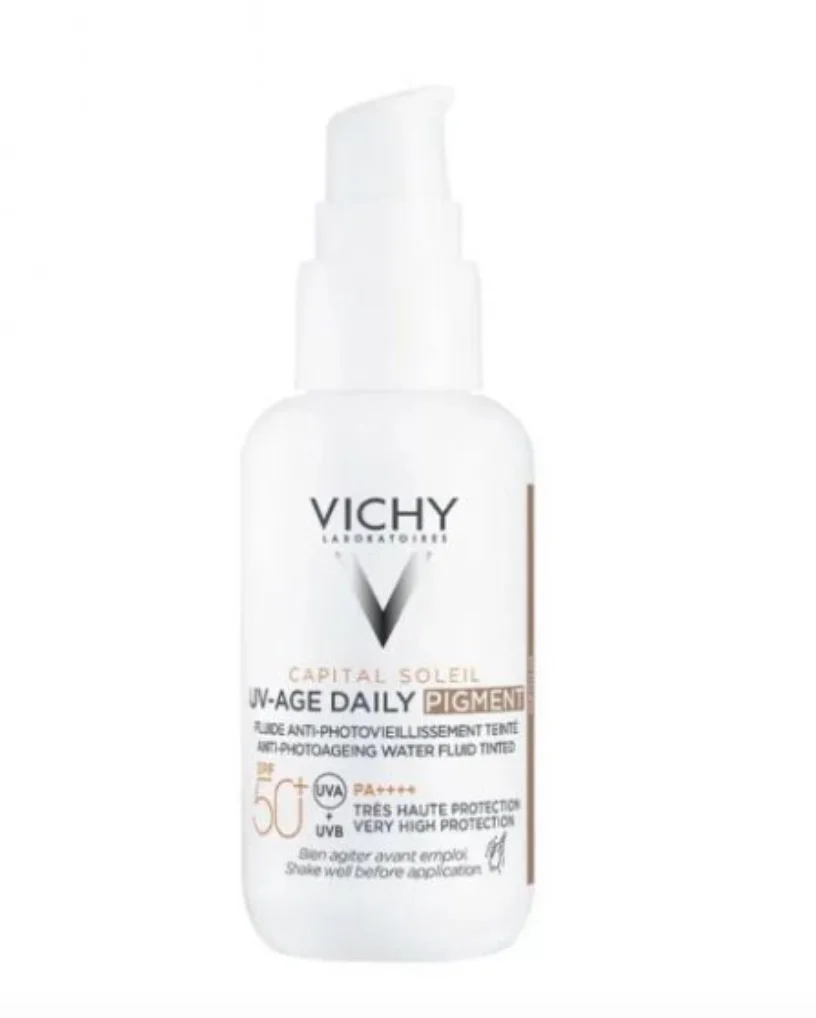 Vichy Capital Soleil UV-Age Daily Pigment Fluído SPF50+ Cor Medium 50ml