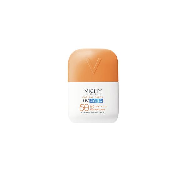 Protetor Solar Vichy Capital Soleil UV Aqua Fluido Hidratante Invisível FPS50 50ml