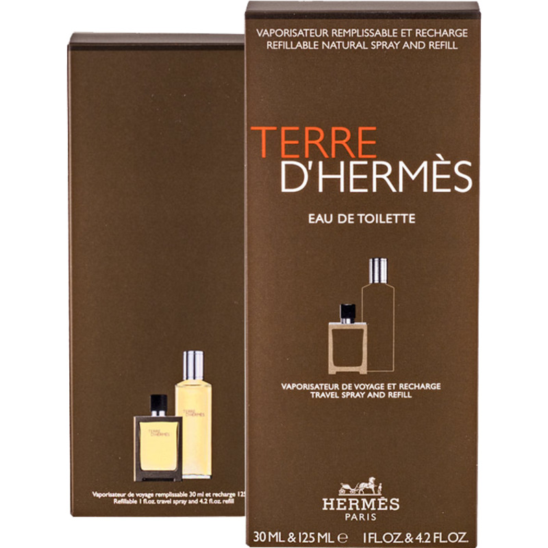 Terre D’Hermes Gift Set EDT 30 ml and filling Terre D’Hermes 125 ml