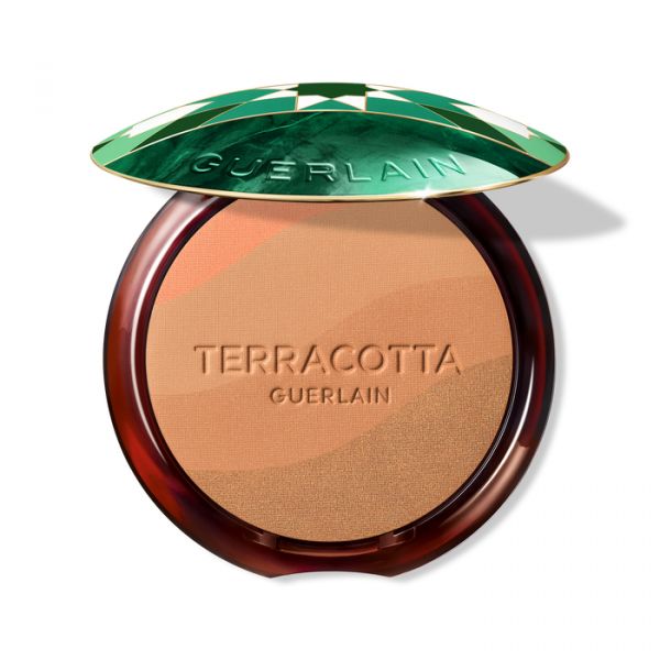 Guerlain Terracotta Golden Dunes Pó Bronzeador e Iluminador Agafay Light Green 10g