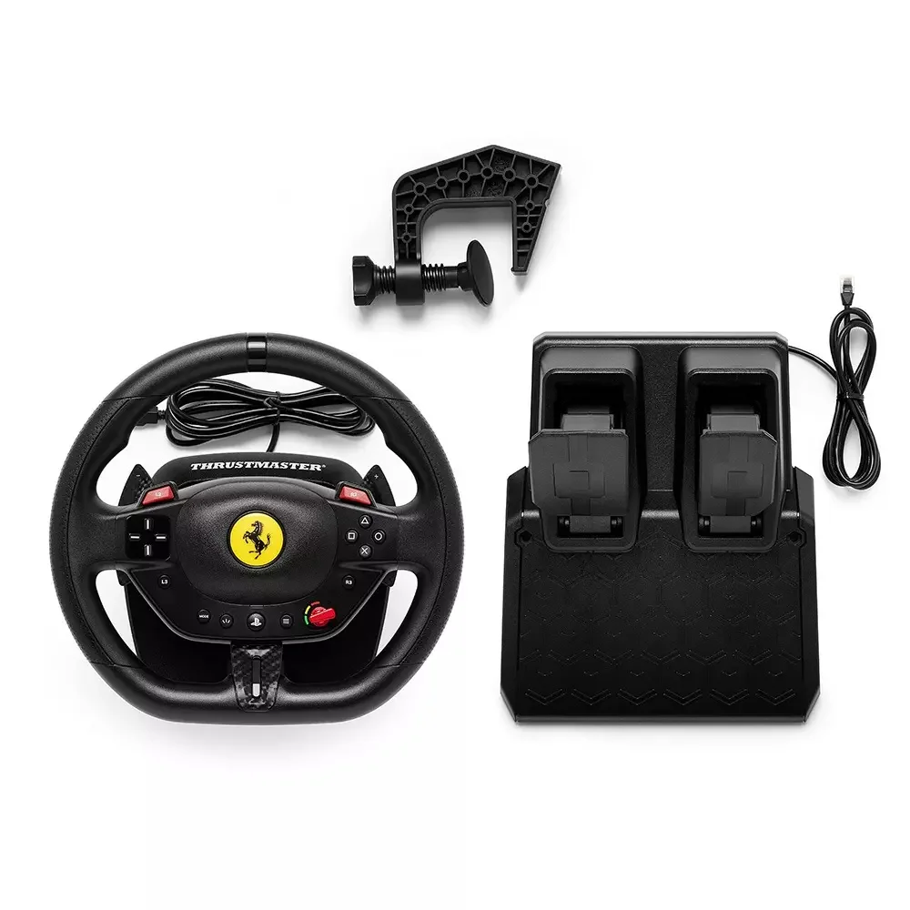 Conjunto Thrustmaster T98-P Ferrari 296 GTB Edition PS5 / PS4 / PC