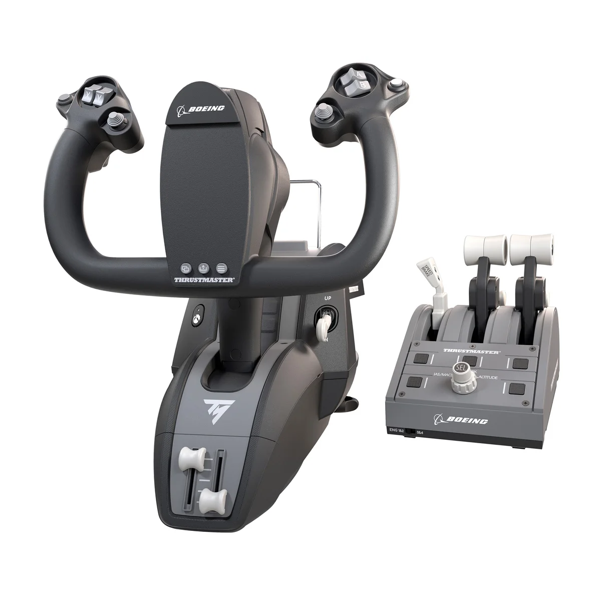 Manche + Quadrante Yoke Pack Thrustmaster TCA Boeing PC