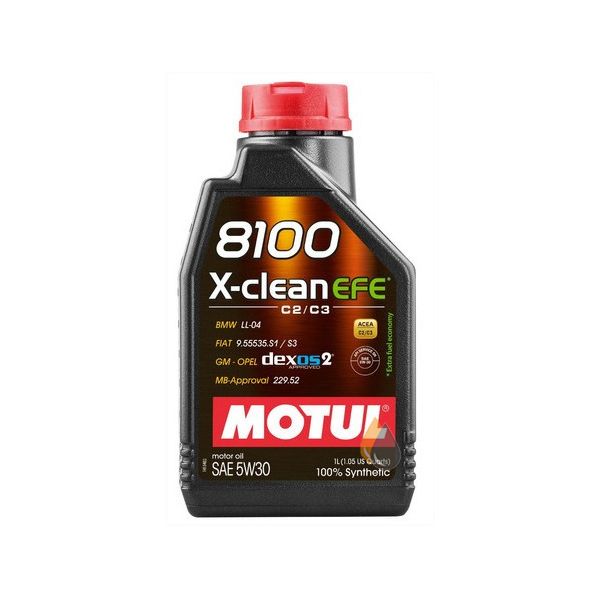 Motul Óleo Motor Ligeiro 8100 X-clean Efe C2/C3 5W30 - 1L