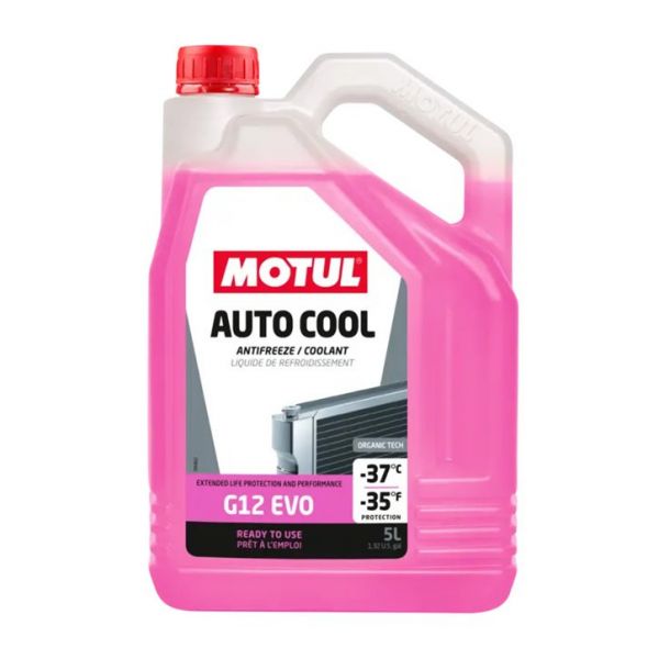 Motul Anticongelante Auto Cool G12 Evo -37ºC 5L - 112648