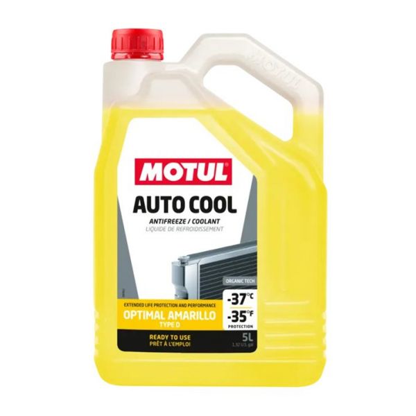 Motul Anticongelante Auto Cool Optimal Amarillo -37°C 5L - 112657