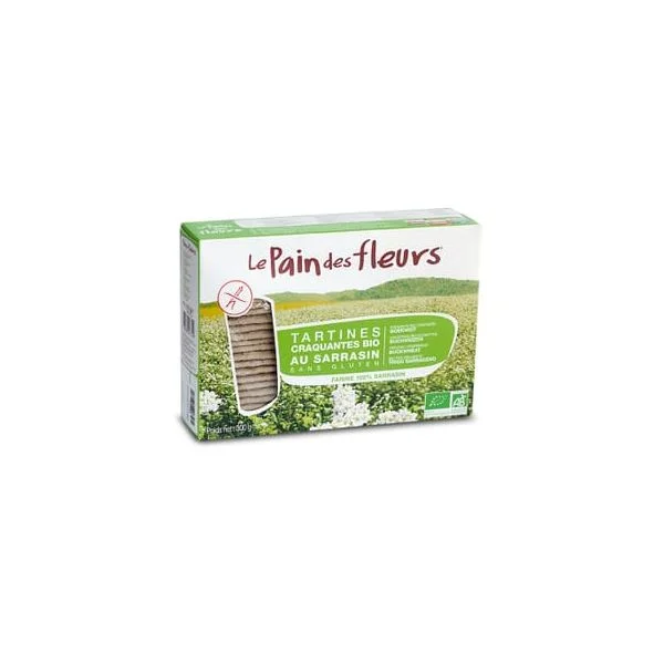 Le Pain des Fleurs Bio Pão Crocante de Trigo Sarraceno 300g