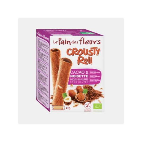 Le Pain Des Fleurs Crousty Roll de Cacau e Avelã 125g (avelã Cacau)