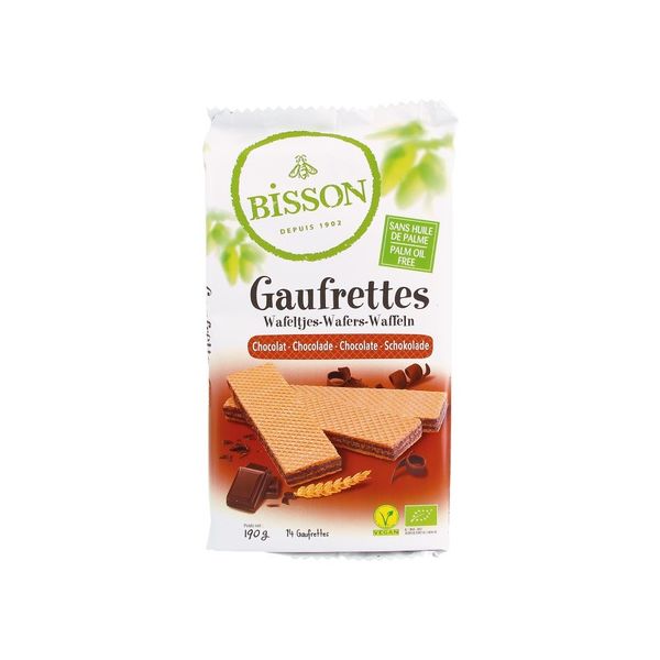 Bisson Bolachas Gaufrettes com Chocolate 190 g