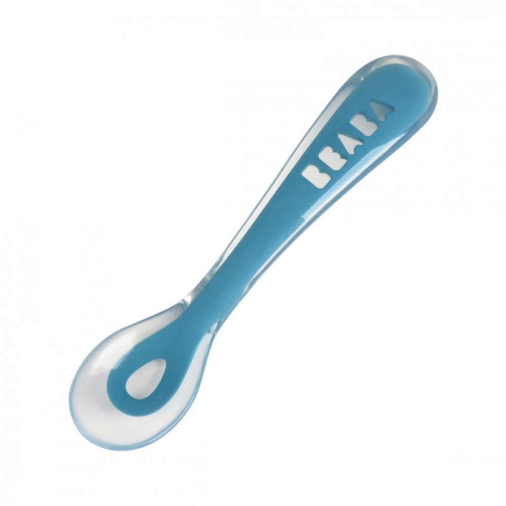 Beaba Colher Ergonómica Soft Silicone 2a Idade Azul