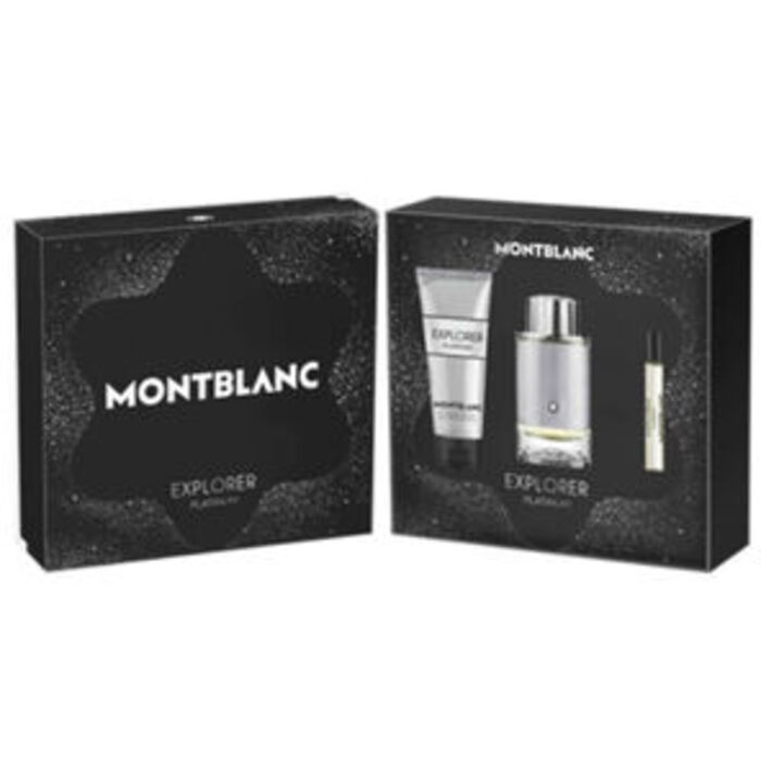Explorer Platinum Gift set EDP 100 ml, shower gel 100 ml and miniature EDT 7.5 ml