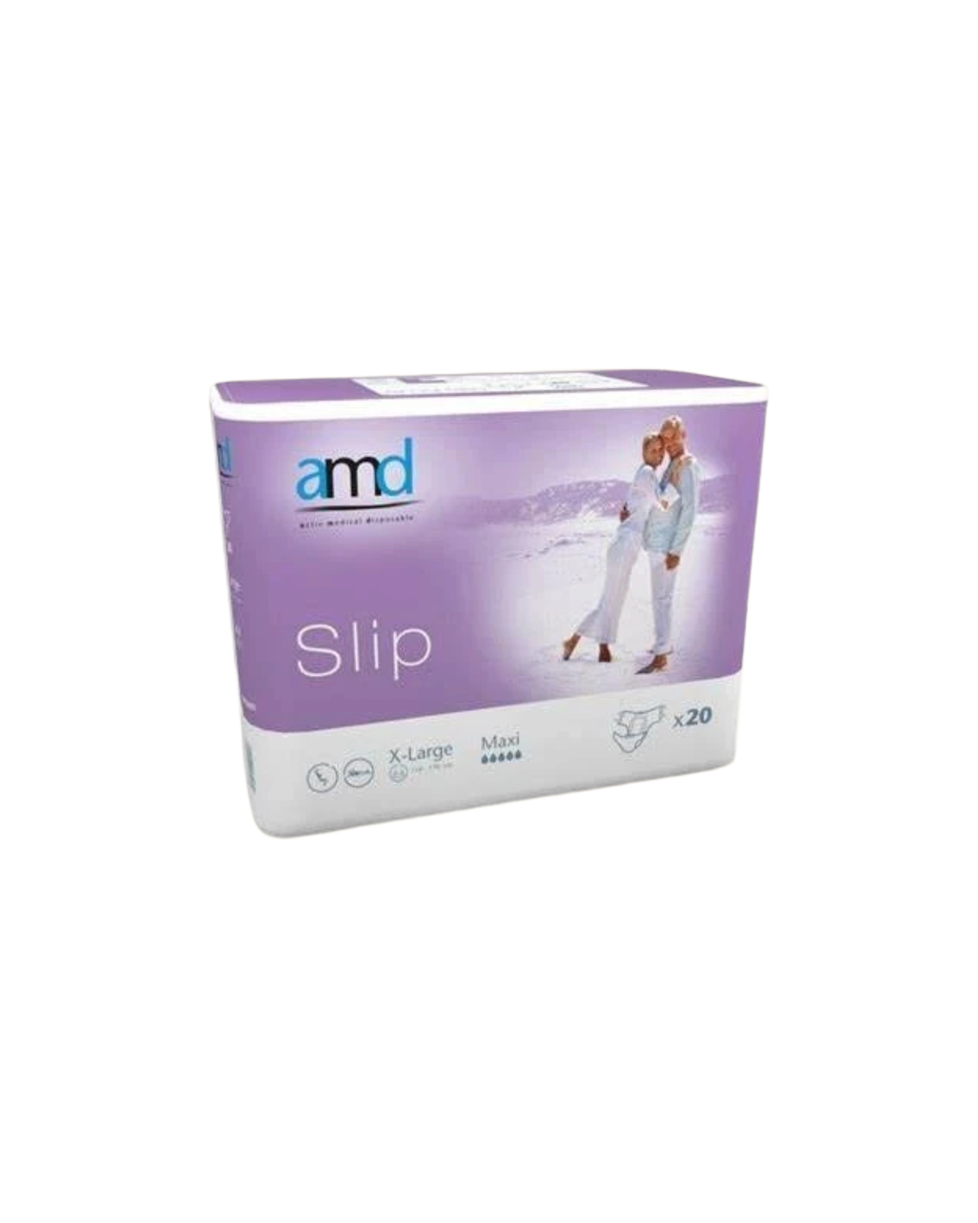 AMD Fraldas Slip Maxi Tamanho XL 20 Unidades
