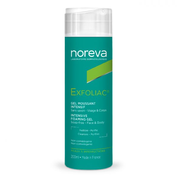 Noreva Exfoliac Gel de Limpeza Intensivo 200ml