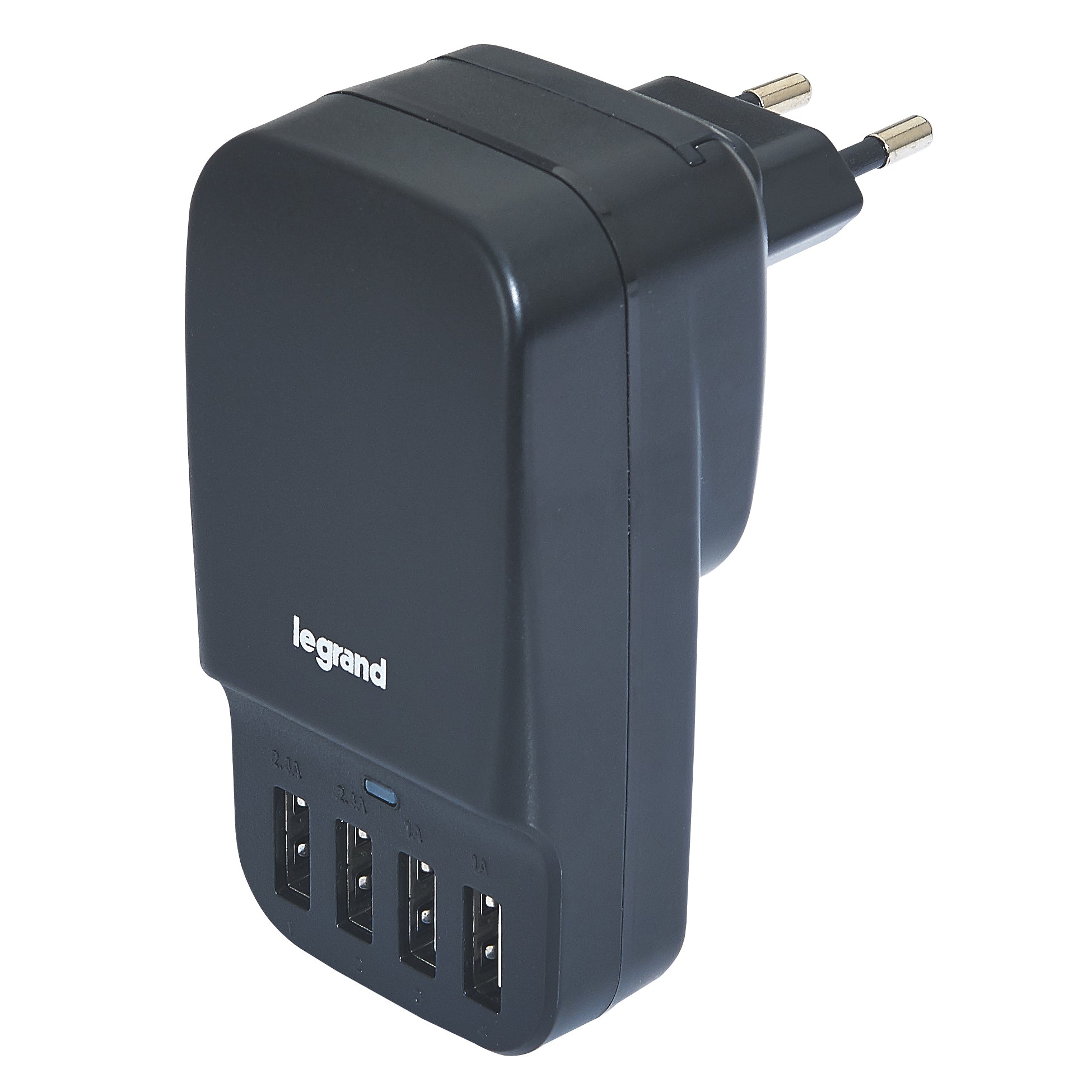 Carregador Legrand Usb 4 Portas 6.8A com Adaptadores Viagem