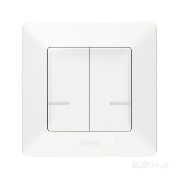 Legrand Interruptor e Comutador de Escada Duplo, sem Fios - 752187