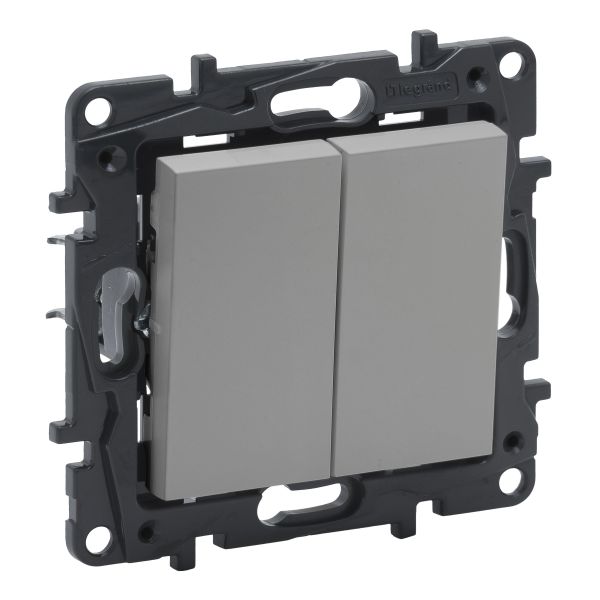 Legrand Interruptor/comutador Escada Duplo Série Niloé Step Alumínio - 20009592