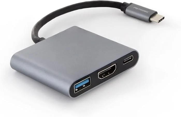 METRONIC - Adaptador Usb-C Macho/Hdmi-Usb-A 395293