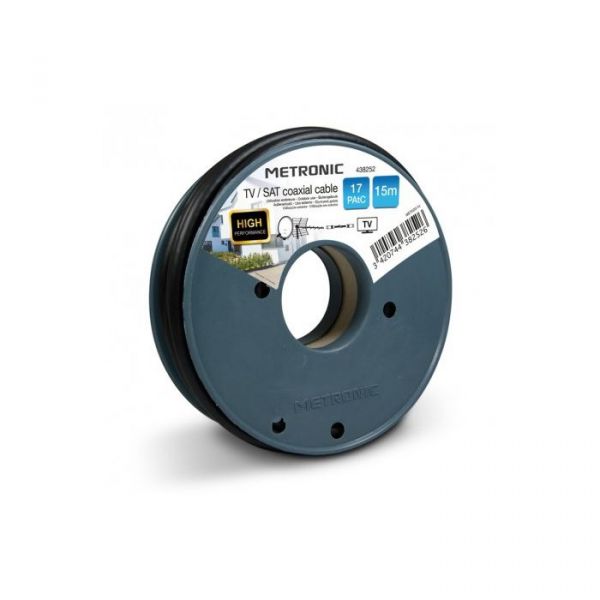 Metronic Cabo METRONI.COAXIAL-15M.PRETO -438252