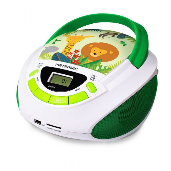 Metronic Rádio Portátil Jungle White/Green