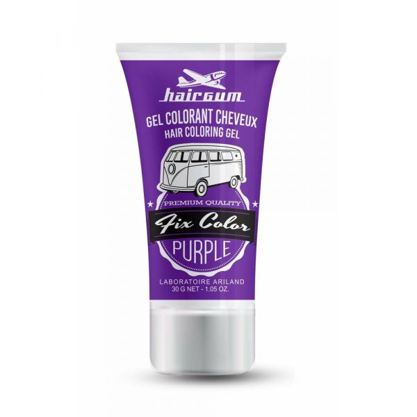 Hairgum Fix Color Gel Coloração Não Permanente Roxo 30ml